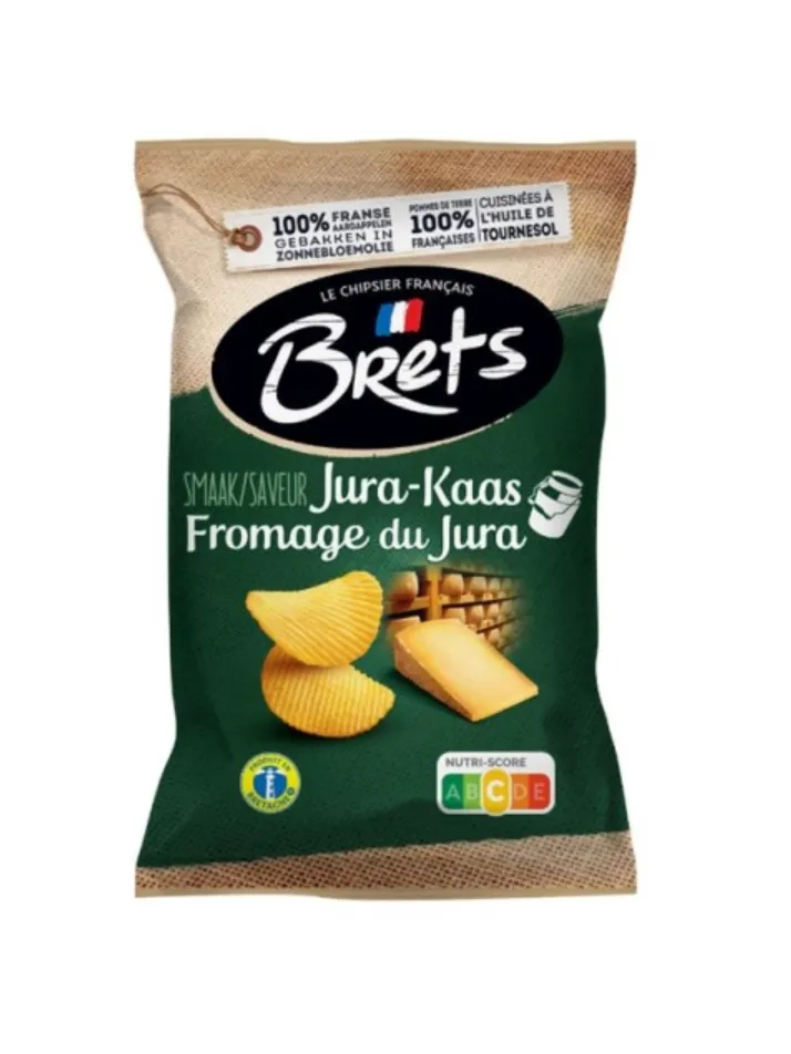 BRETS CHIPS FROMAGE DU JURA 18 X 40 GR