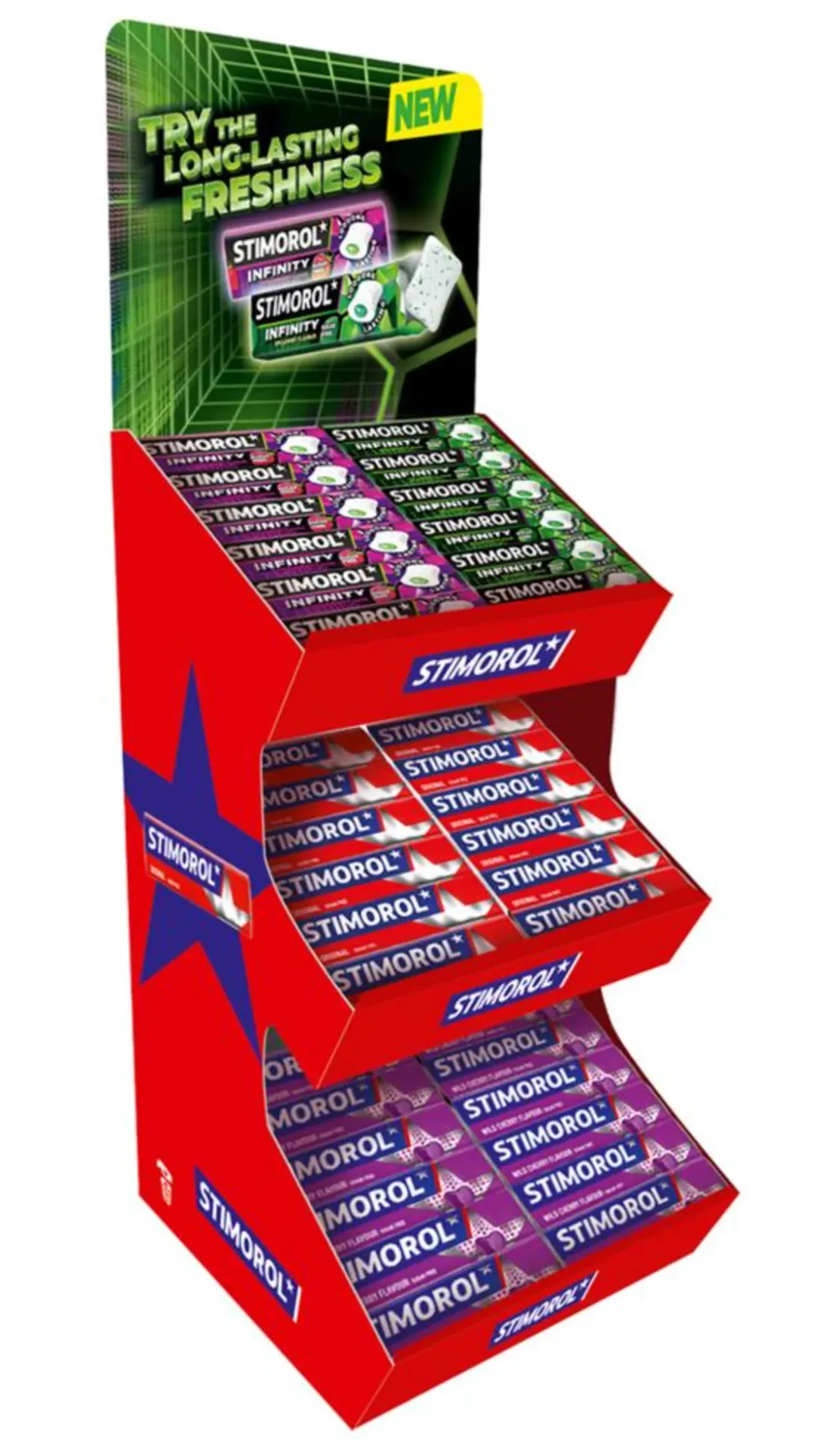 [PVM/10032160] COLLI DISPLAY STIMOROL INFINITY/ORIGINAL & WILD CHERRY 110ST