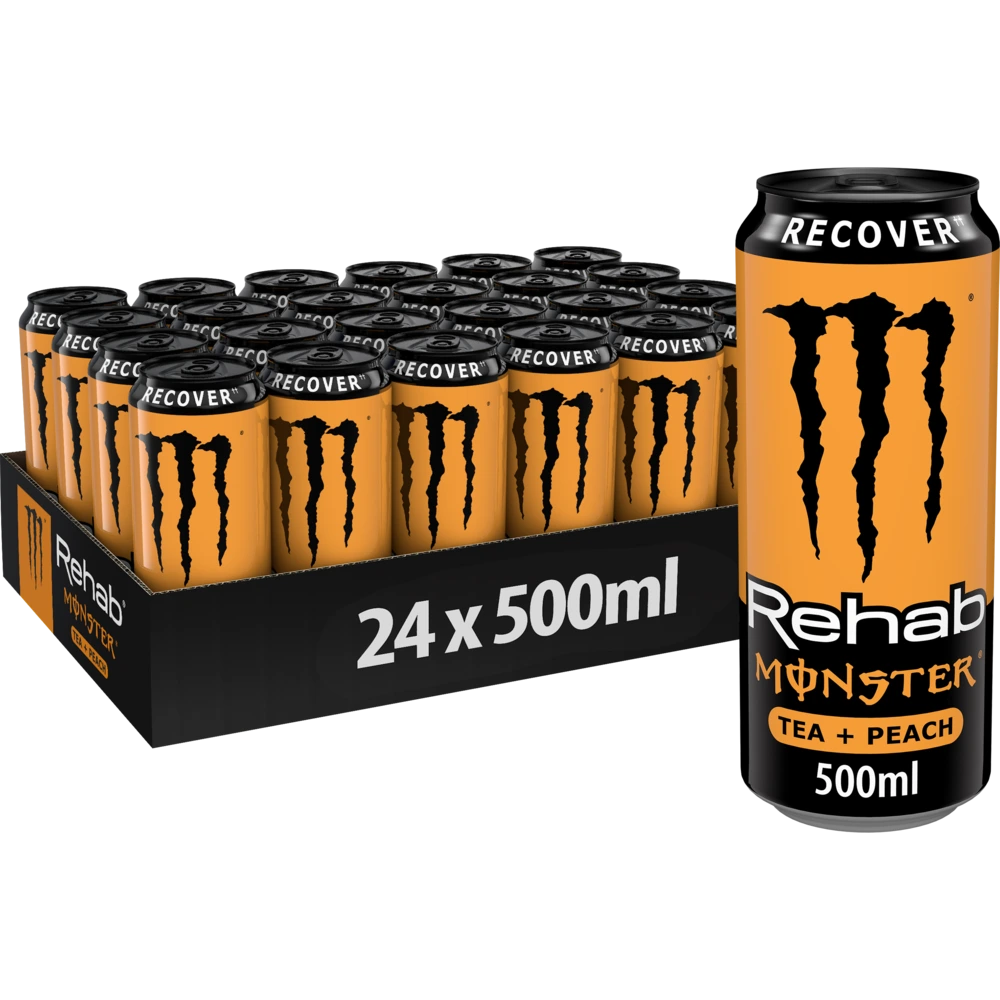 MONSTER REHAB PEACH TEA 24X50CL