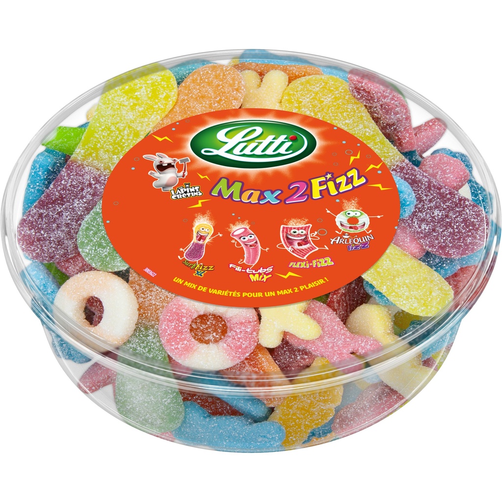 [22773] MAX 2 FIZZ TUBO 10 X 500 GR