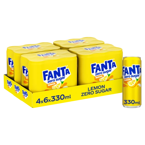 FANTA LEMON ZERO BLIK 4X6X33CL