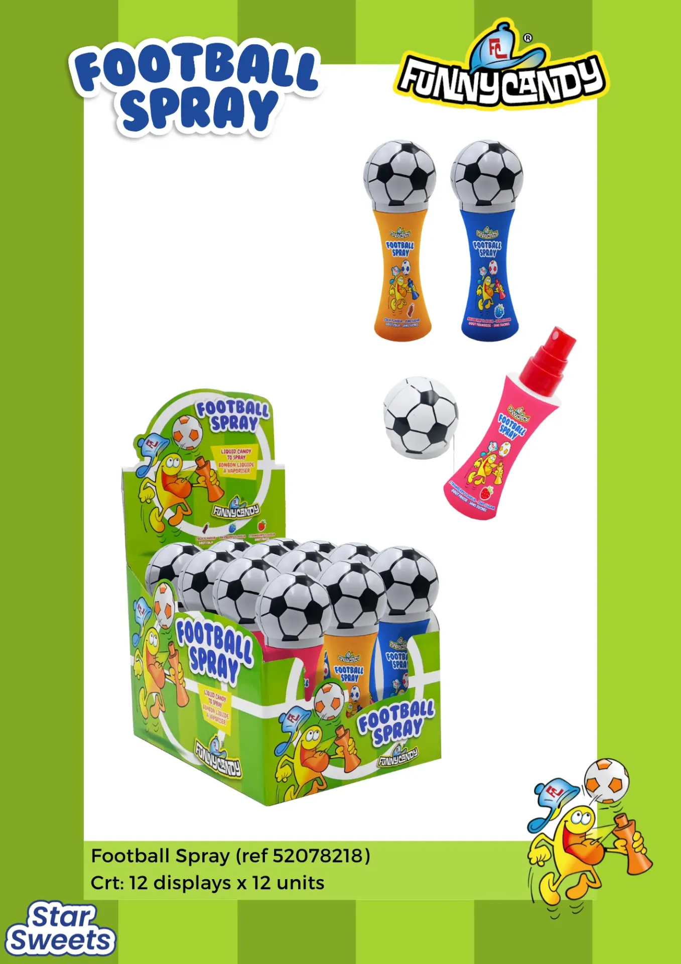 [52078218] FOOTBALL SPRAY 12ST