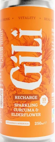 [GILI/002] GILI RECHARGE BLIK (KURKUMA/VLIERBLOESEM) 12 X 250 ML