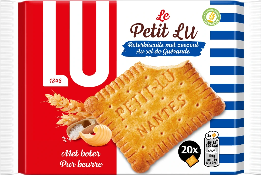 [4327748] LU PETIT BEURRE SEL GUERANDE (ZEEZOUT) 7 X 167 GR