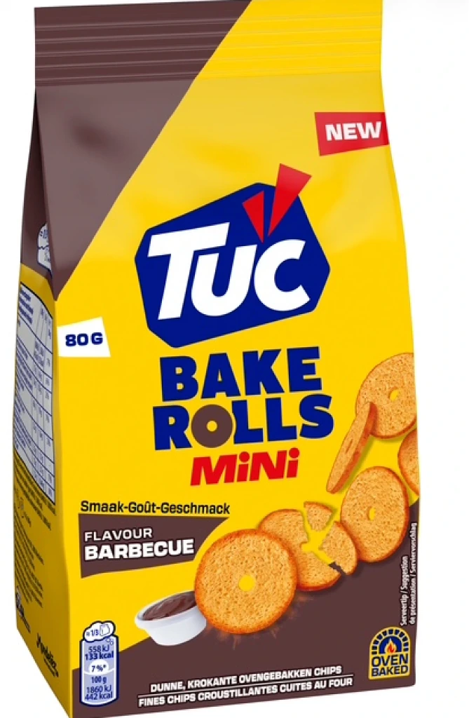 TUC MINI BAKE ROLLS BARBECUE 10 X 80 GR