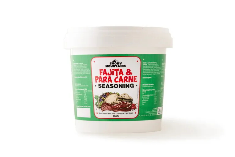 [LA477.1] LA STREETFOOD FAJITA & PARA CARNE SEASONING 850GR (6)