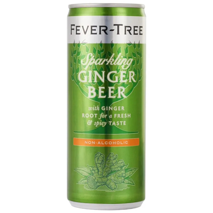 FEVER TREE SPARKLING GINGER BEER BLIK 12X25CL