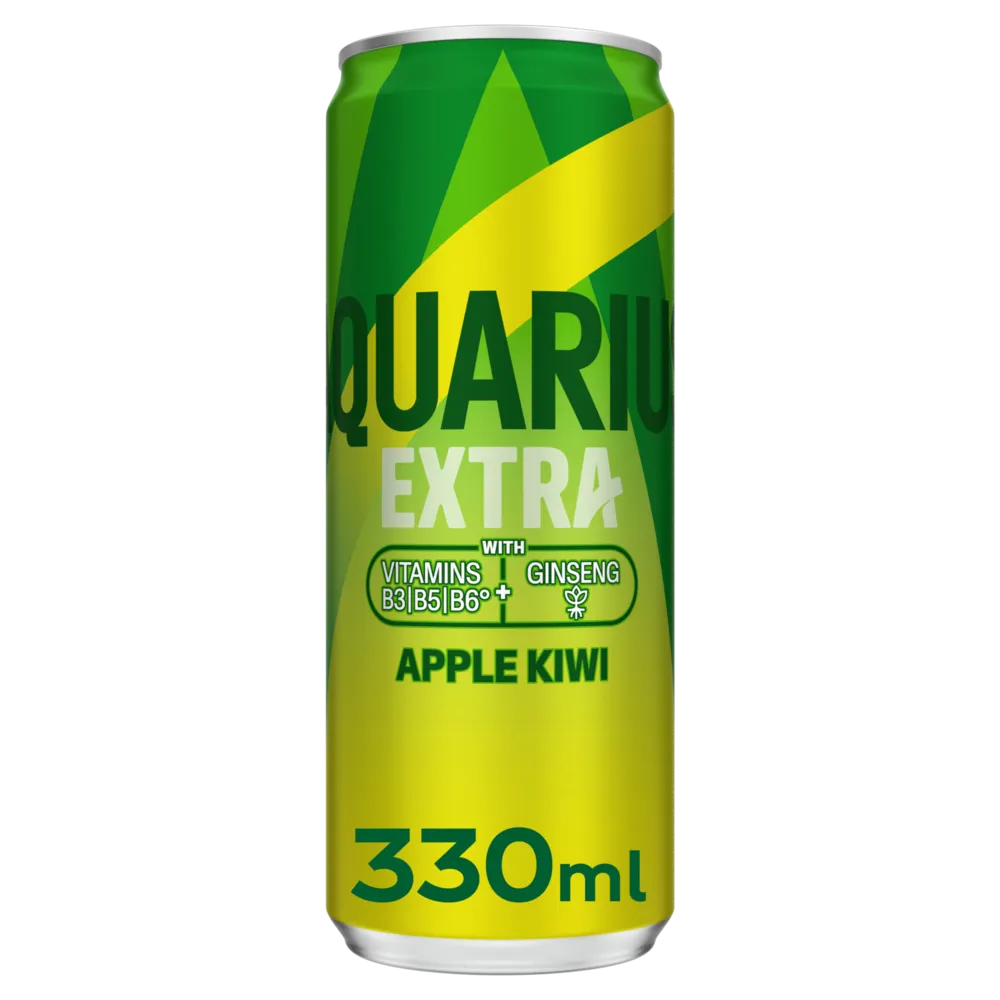 AQUARIUS BLIK EXTRA APPLE-KIWI 4X6X33CL