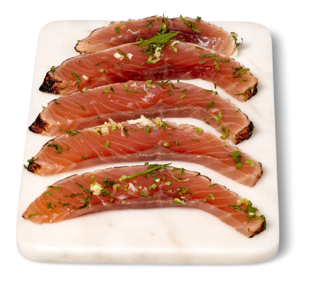[SCH/434120] QUIQUATER GECARAMELISEERDE ZALM 1,5KG PRIJS/KG <**>