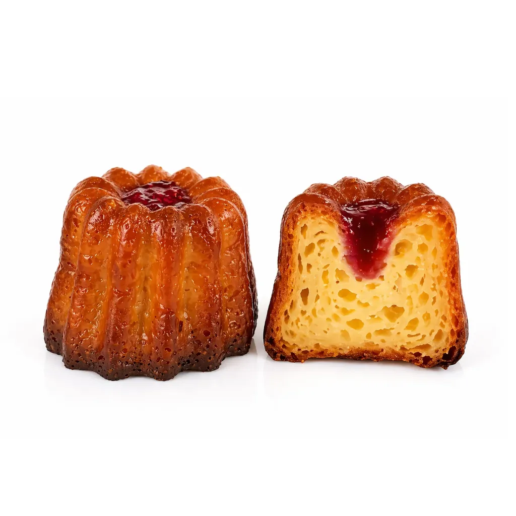 [MDCH065] CDB CANNELES DE BORDEAUX GROOT FRAMBOOS 40 ST <*_*>