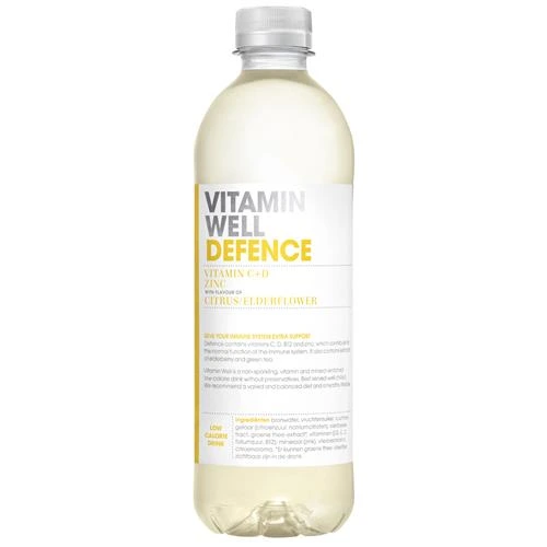 [VIT305] VITAMIN WELL DEFENCE ( CITRUS & VLIERBLOESEM) 12 X 500 ML