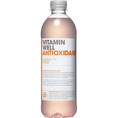 VITAMIN WELL ANTIOXIDANT (PERZIK) 12 X 500 ML