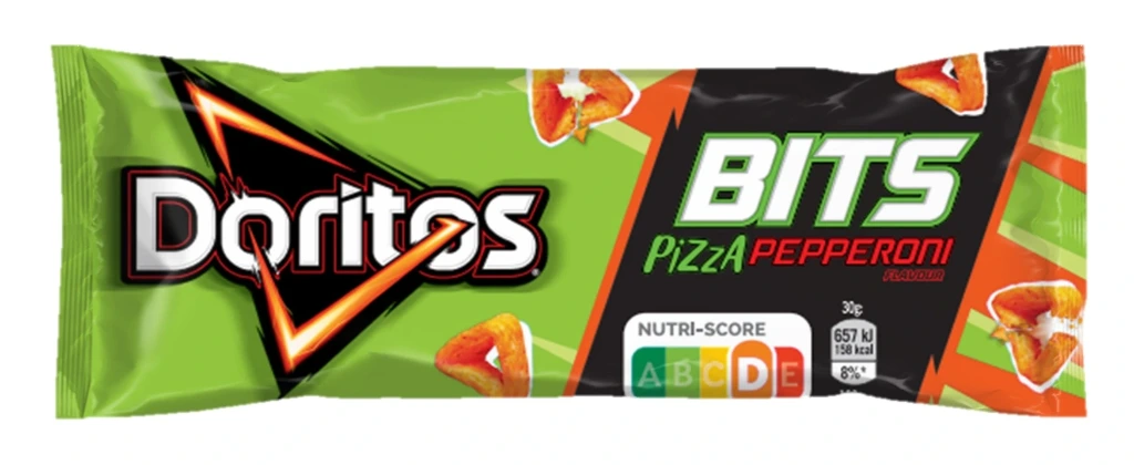 DORITOS BITS PIZZA PEPPERONI 25 X 35 GR -- BINNENKORT BESCHIKBAAR --