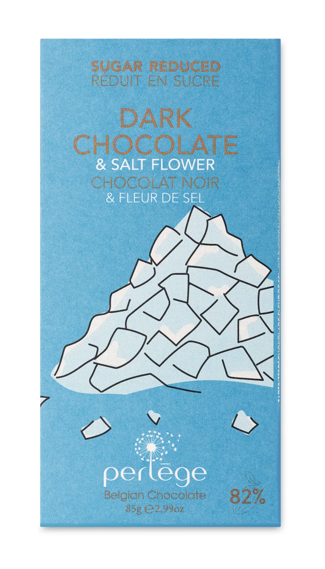 [PER/3111] PERLEGE TABLET NOIR FLEUR DE SEL 12X85GR