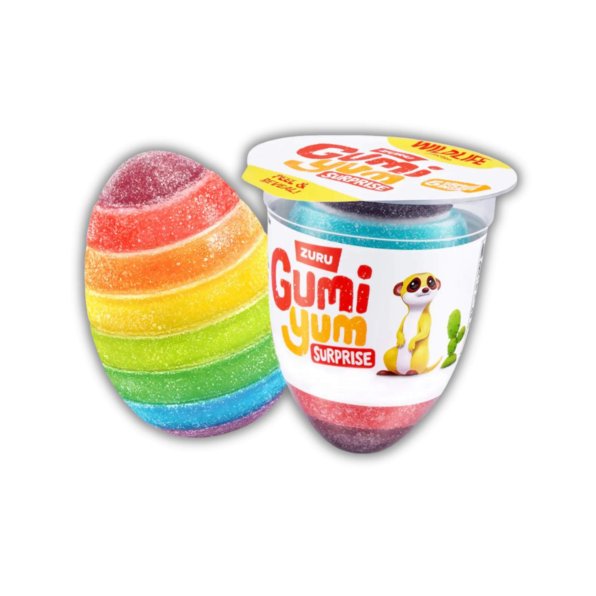 [52040001] GUMI YUM EGGS JUNGLE LIFE 18ST