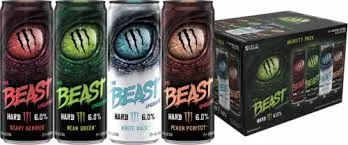 [360115] MONSTER THE BEAST HARD VARIETY PACK 1 6% 12ST