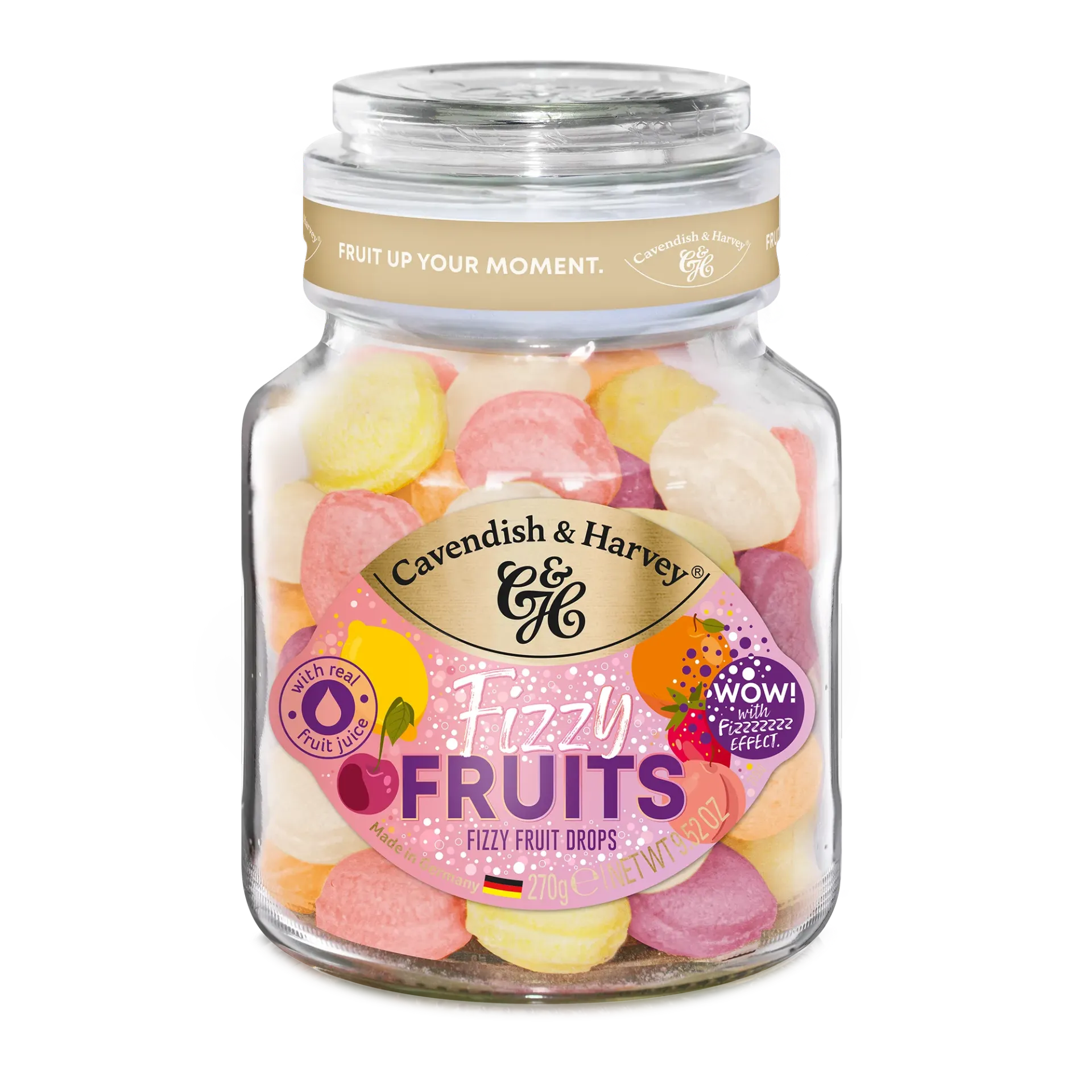 CAVENDISH & HARVEY FIZZY FRUIT 13 X 270 GR