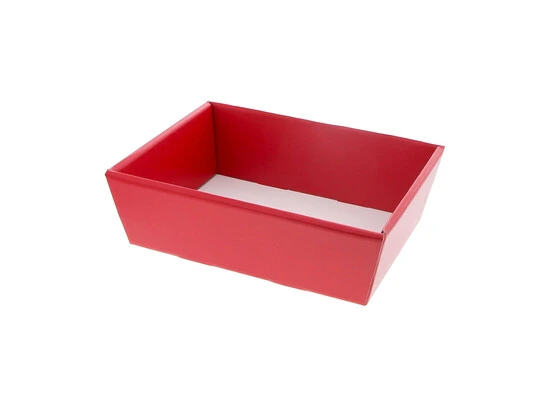 [KAR54436RO] #VERP - MAND FIBRE ROOD 40x30x11,5   10stuks