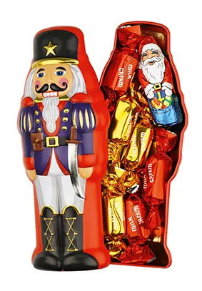 [WD/8513] NUTCRACKER - NOTENKRAKER BLIK CHOCOLADE 20 X 77 GR