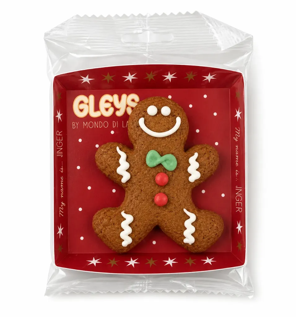 [ML/003] MDL KERSTKOEK GINGER HAND DECORATED COOKIE 12 STUKS