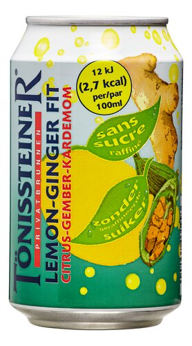 [351.117] TONISSTEINER BLIK LEMON GINGER 24X33CL --BESTELARTIKEL--