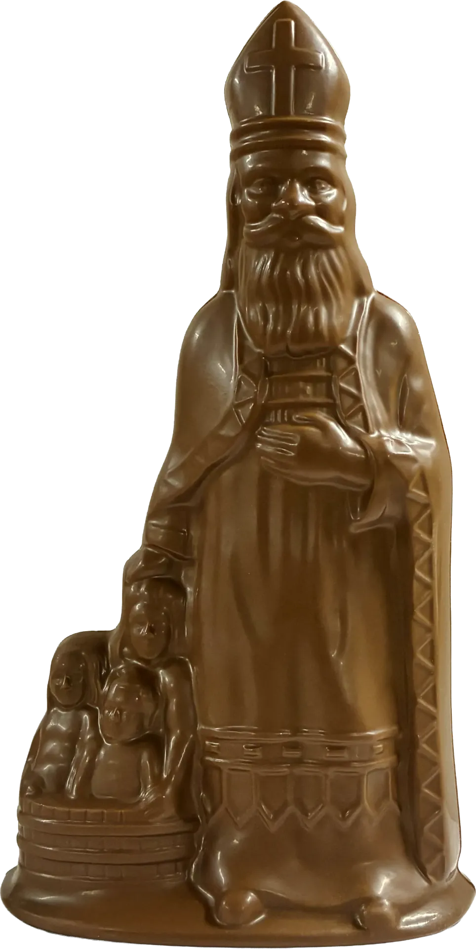 DELICE SINTERKLAAS 40 CM DONKERE MELK 2 X 760 GR