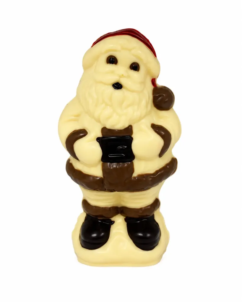 BGL PERE NOËL BLANC DECO 18 CM - 4 PCS