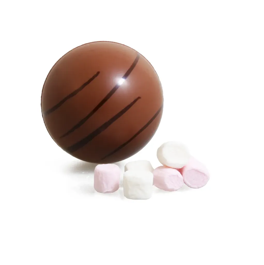 DELICE CHOCOLATE BOMB MELK DECO PUUR MINI MALLOWS 48 X 50 GR