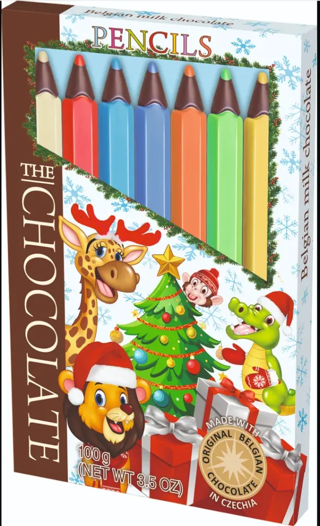 THE CHOCOLATE X-MAS CHOCOLADE POTLODEN 15 X 100 GR