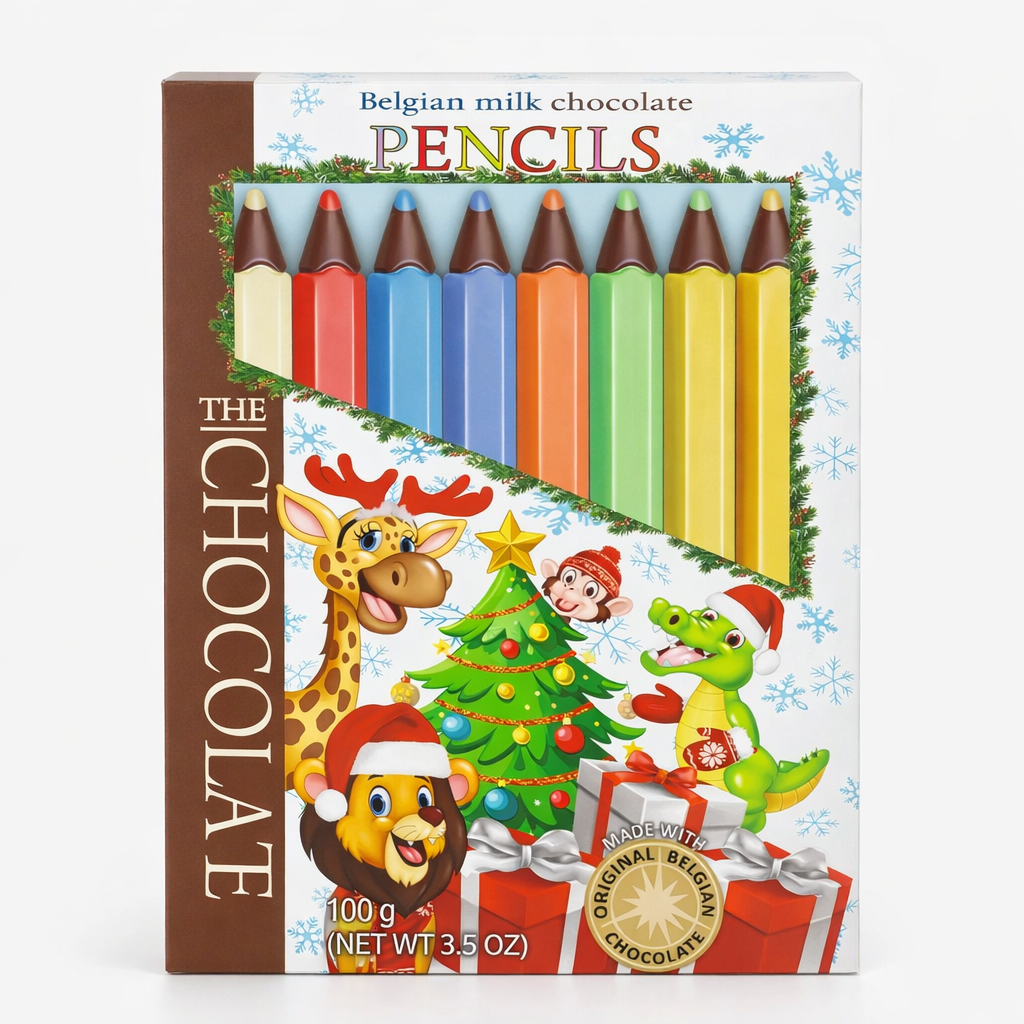 [2525/06] THE CHOCOLATE X-MAS CHOCOLADE POTLODEN 15 X 100 GR