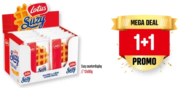 [LOTUS 1+1] COLLI LOTUS SUZY WAFEL 12ST 1+1 GRATIS (FOLD 09 26)