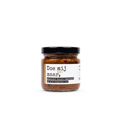 GIVING DEL. DOE MIJ MAAR, TAPENADE OP M'N TOASTJE PEPERONI DOLCE 12 X 90 GR