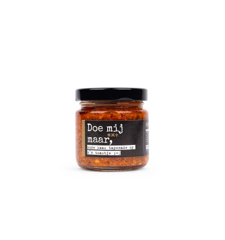GIVING DEL. DOE MIJ MAAR, TAPENADE OP M'N TOASTJE - TAPENADE OUDE KAAS 12 X 90 GR