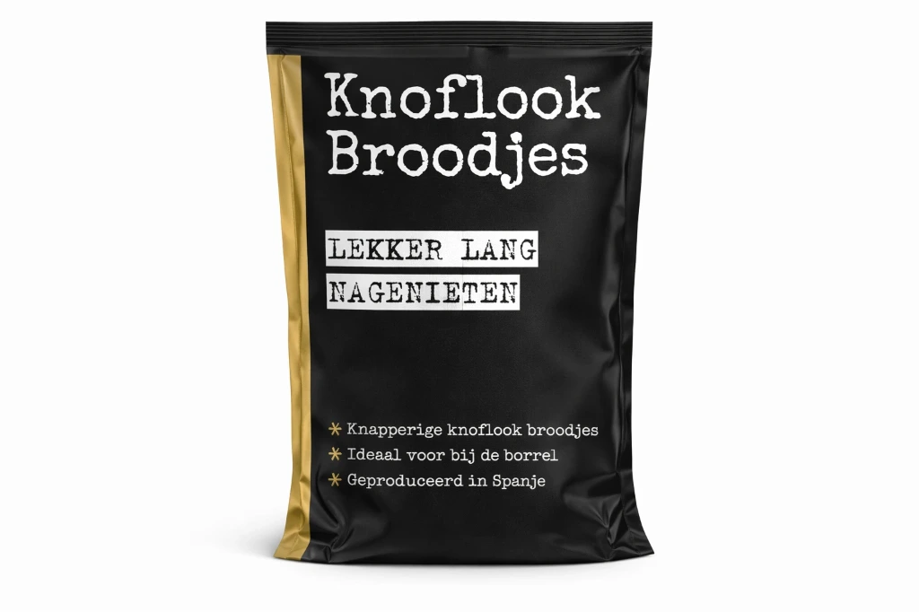 [GD/22043] GIVING DEL. KNOFLOOK BROODJES ( PAN TOSTADO ) 12 X 100 GR
