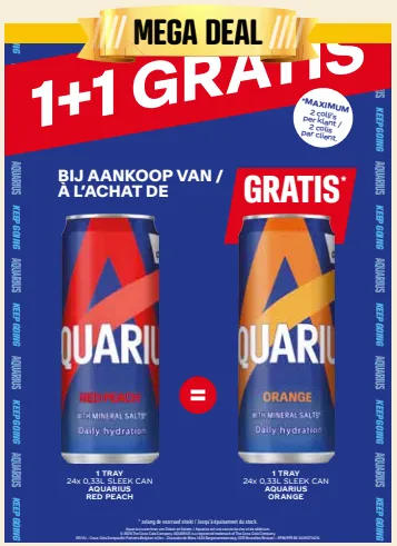 COLLI AQUARIUS BLIK 1 + 1 GRATIS (FOLD 09 26)