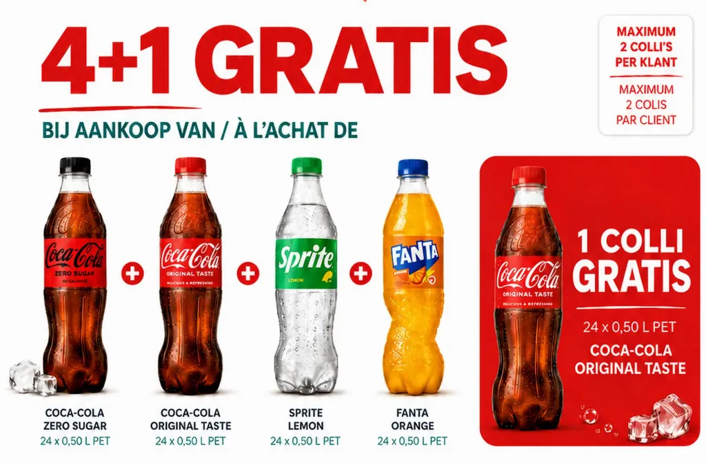 COLLI COLA PET 4+1 GRATIS ( najaarsbeurs 2026 )