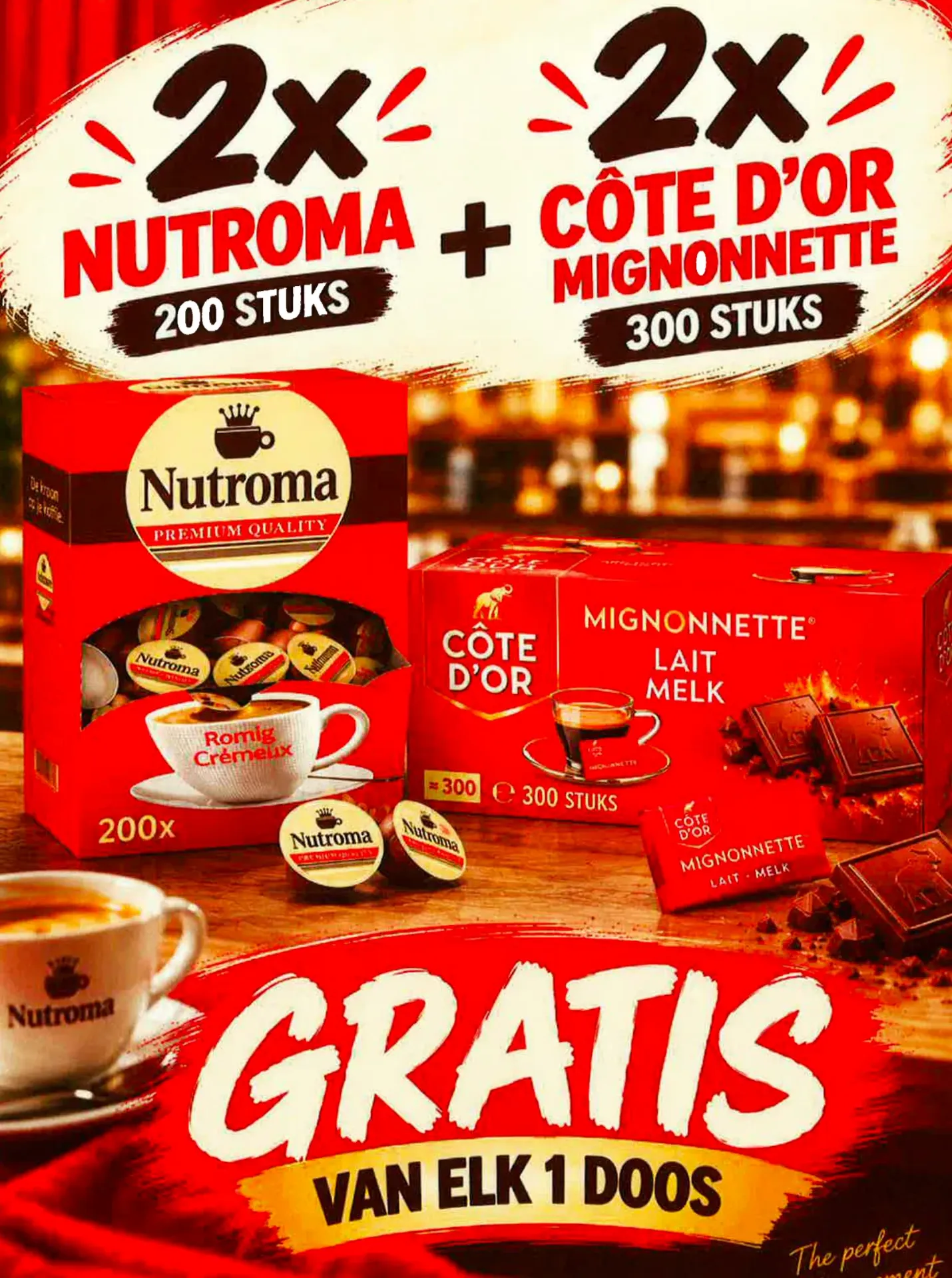 COLLI NUTROMA 200ST & MIGNONETTES MELK 300ST (2x 2+1GRATIS)
