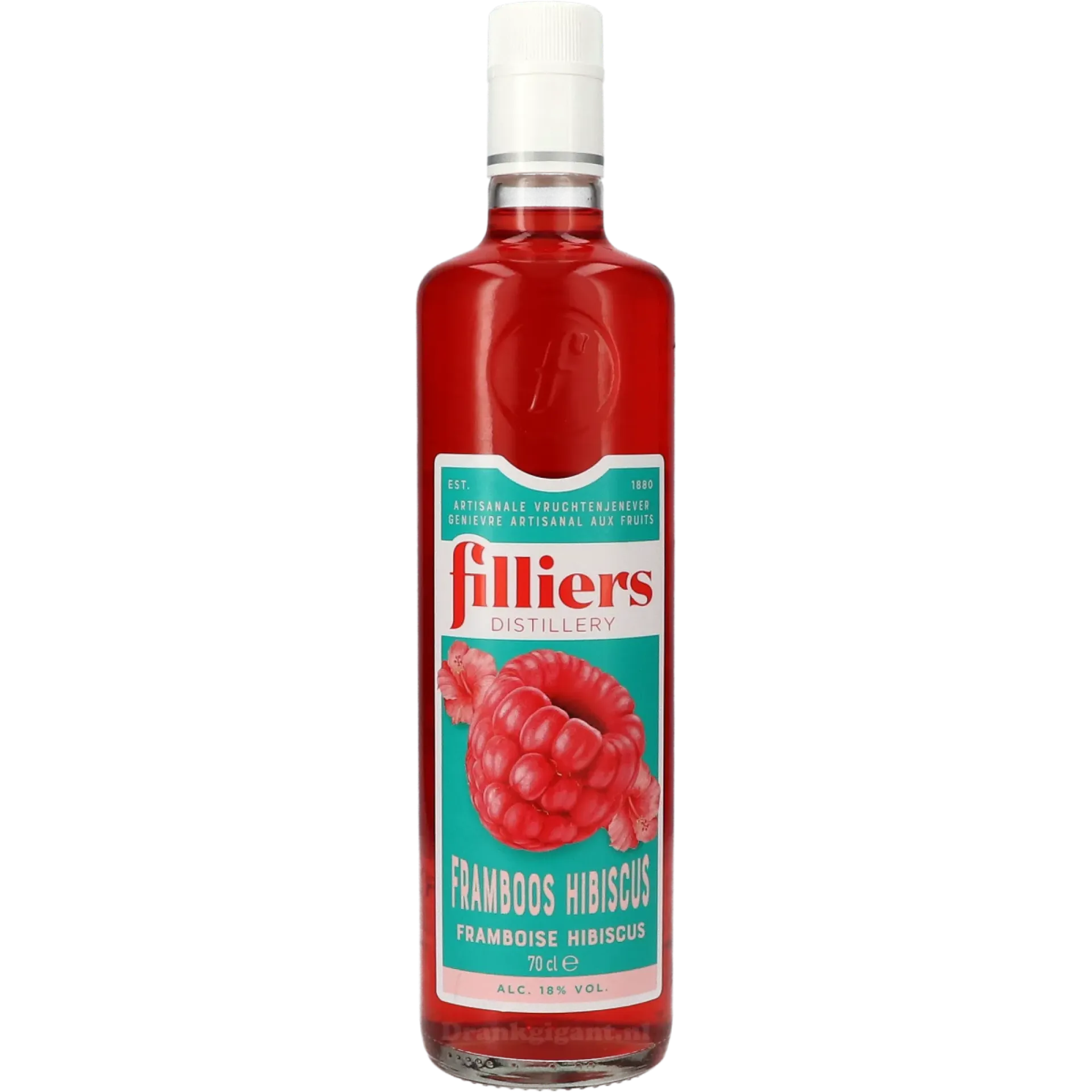 FILLIERS JENEVER FRAMBOOS - HIBISCUS 70CL (6)