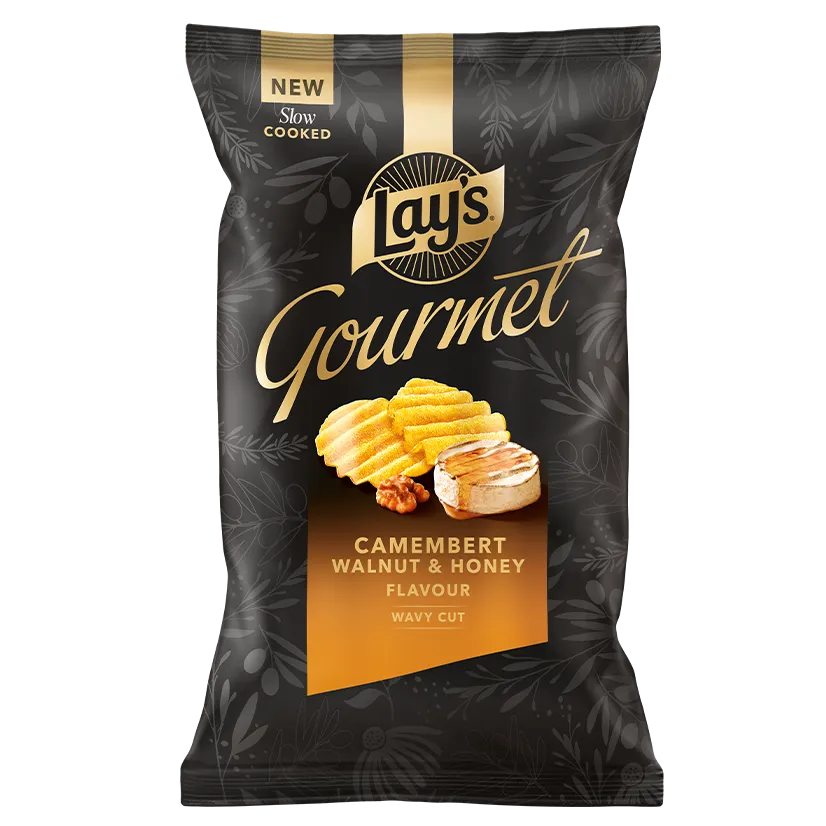LAYS GOURMET CAMEMBERT & HONEY 12X145GR