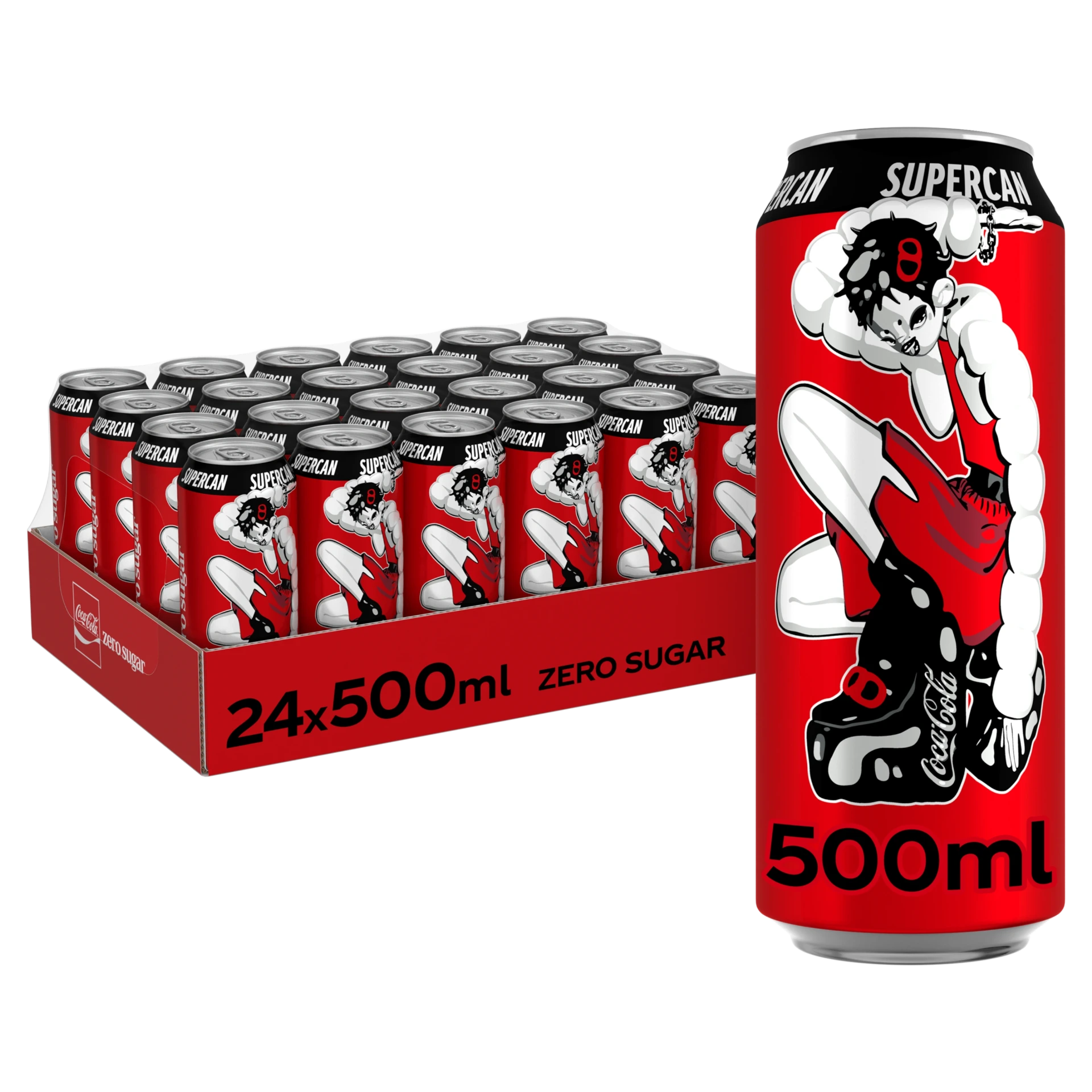 COLA ZERO SUPERCAN 24 X 50 CL