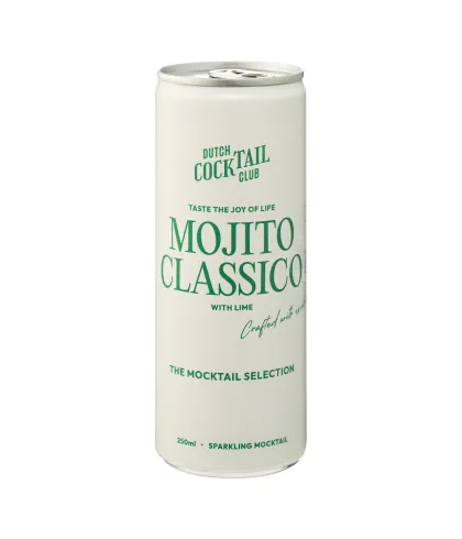 DUTCH COCKTAIL CLUB MOCKTAIL CLASSIC MOJITO BLIK 12X250ML <**>