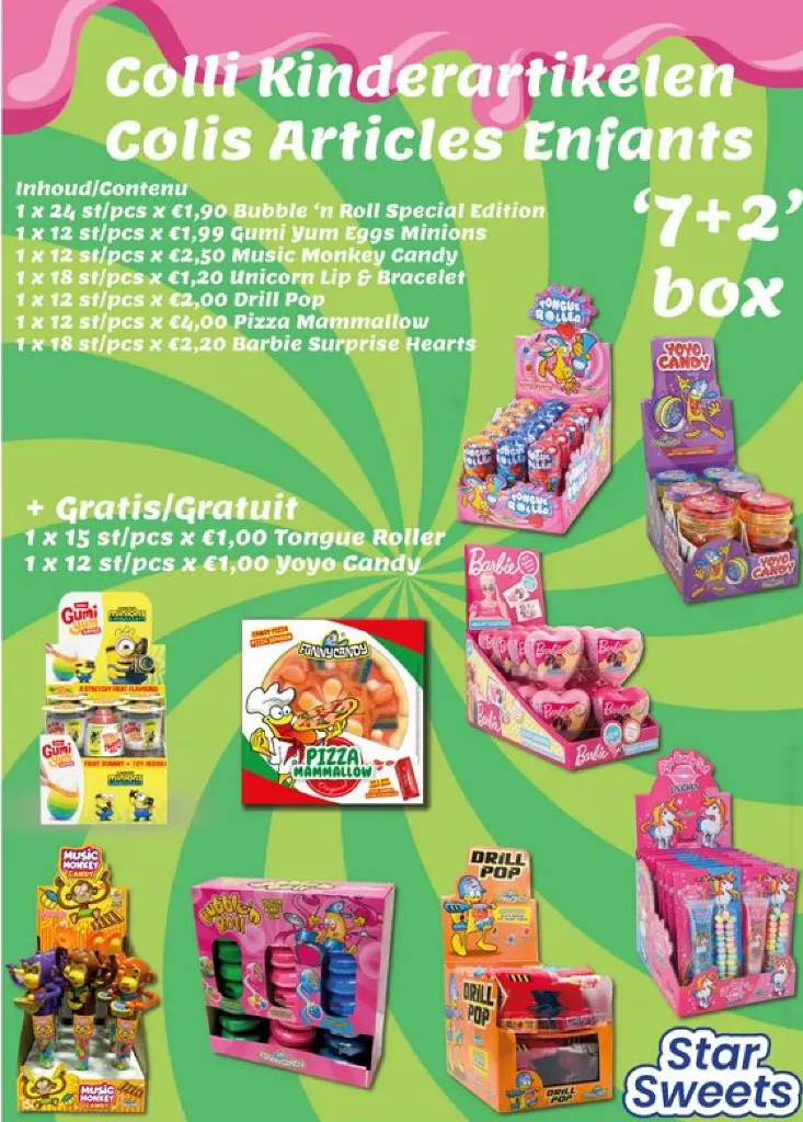 COLLI KINDERARTIKELEN 9 BOX - 7 + 2 GRATIS