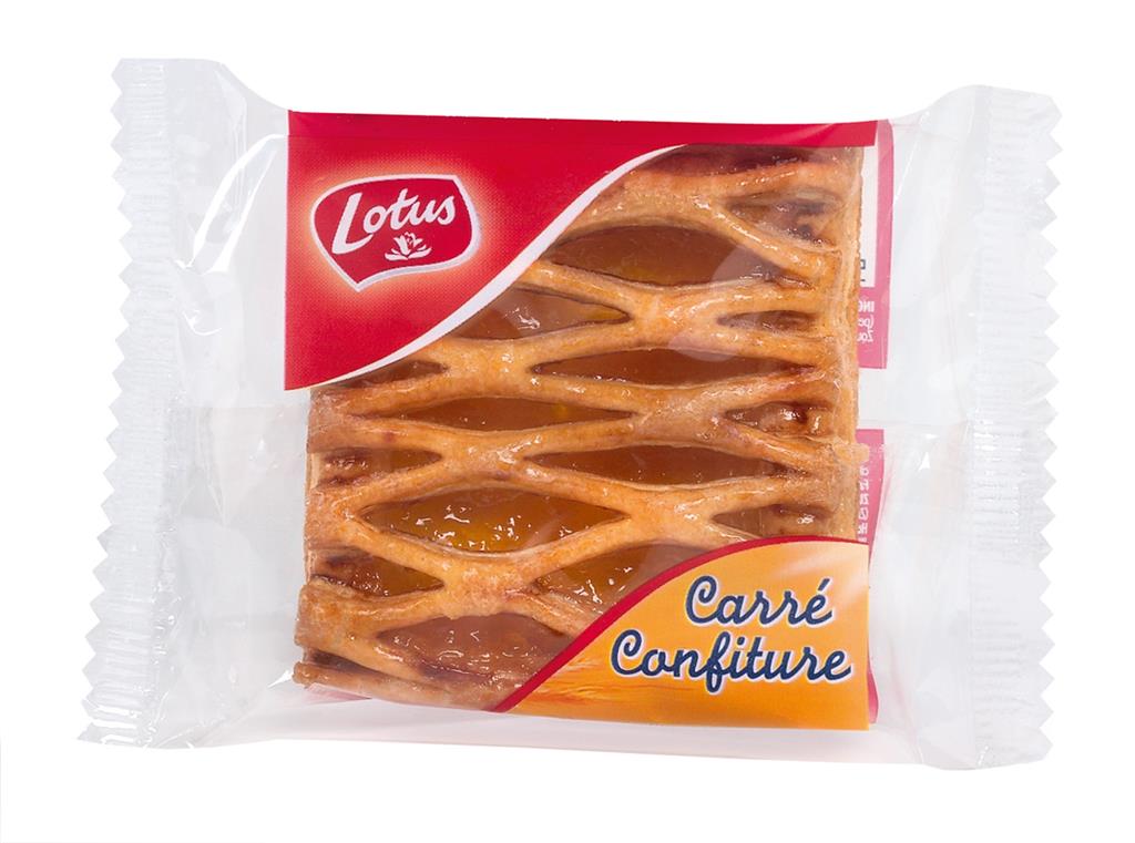 LOTUS CARRE CONFITURE SNACK 32 X 34 GR