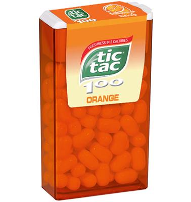 TIC TAC T100 ORANGE 16ST