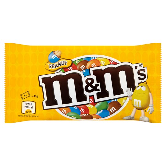 M&M PEANUT 24 X 45GR