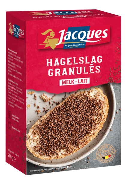 JACQUES HAGELSLAG MELK 200G X12