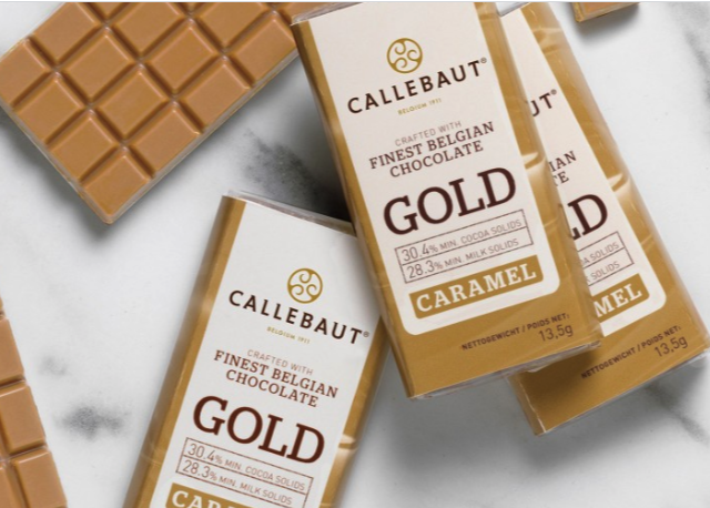 CALLEBAUT MINI TABLETJES KARAMEL (GOLD) 13,5GR - 75ST