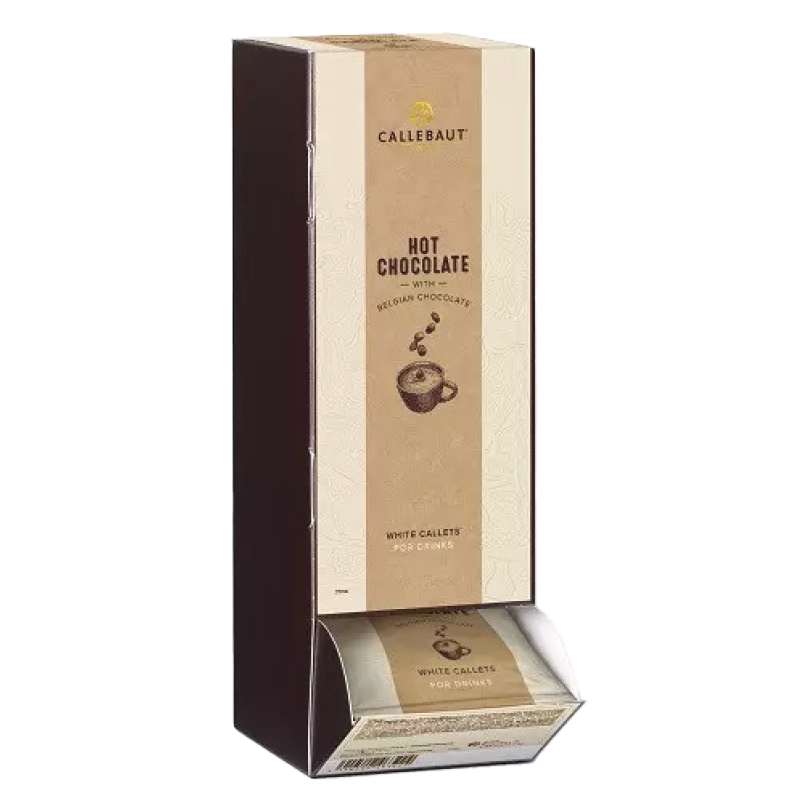 [W2NV-T97] CALLEBAUT HOT CHOCOLATE WIT 25 ST (6)