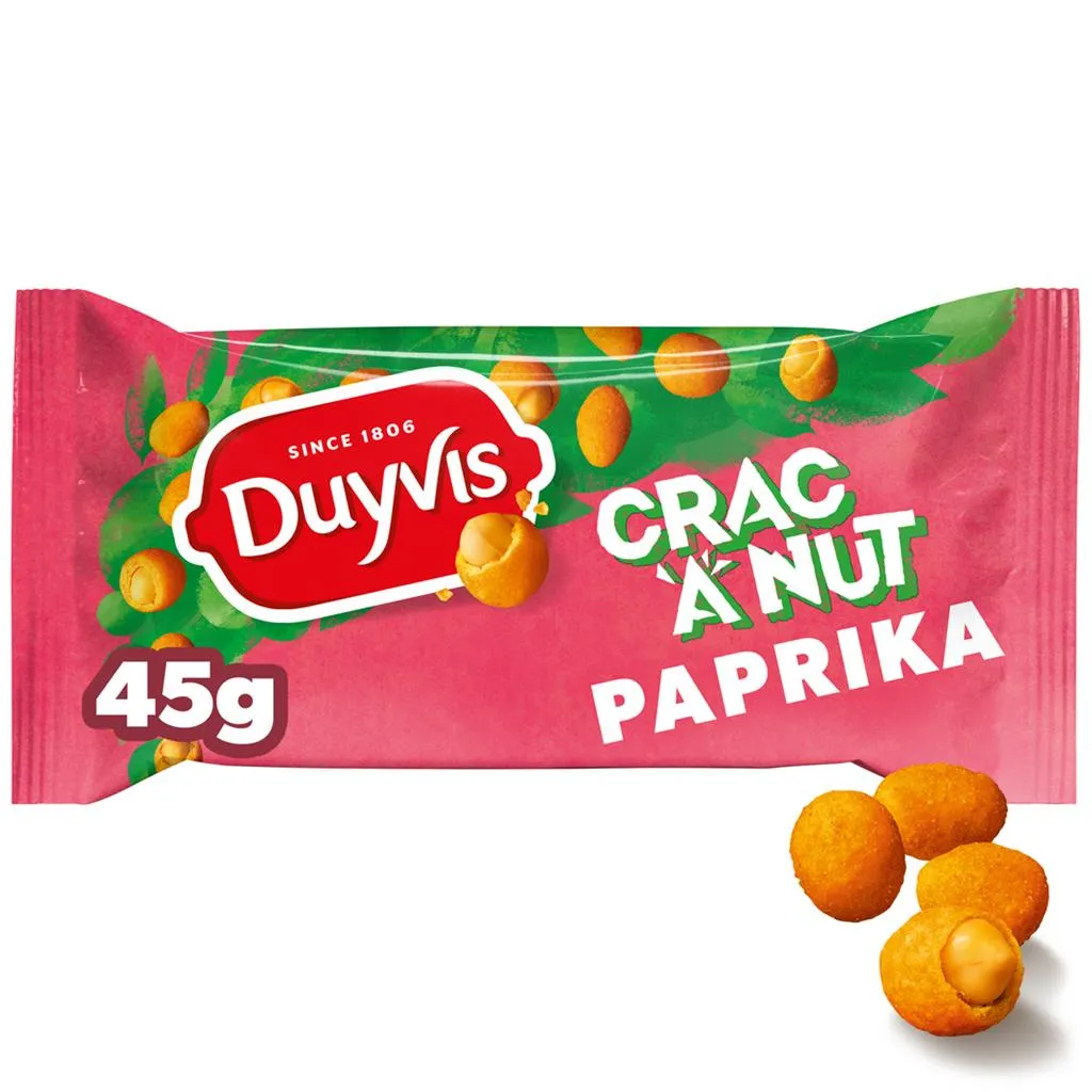 DUYVIS CRAC A NUT PAPRIKA 20X45G