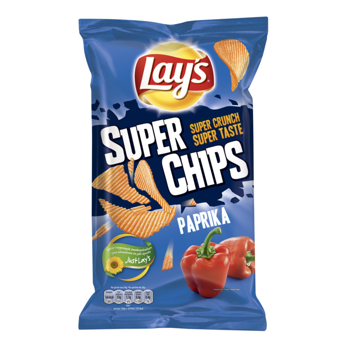LAYS MAX PAPRIKA 22X185GR